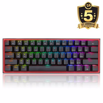 Fotografija izdelka REDRAGON K616 FIZZ PRO RGB MEHANSKA ŽIČNA/BREZŽIČNA TIPKOVNICA