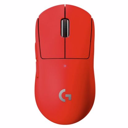 Fotografija izdelka LOGITECH G PRO X SUPERLIGHT brezžična optična gaming rdeča miška