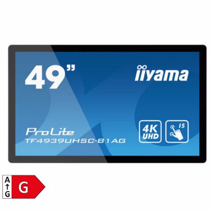 Fotografija izdelka IIYAMA ProLite TF4939UHSC-B1AG 123cm (49") IPS LED 4K 24/7 informacijski / interaktivni zaslon