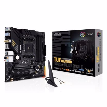 Fotografija izdelka ASUS TUF B550M-PLUS AMD S-AM4 MATX DDR4 WIFI II gaming osnovna plošča