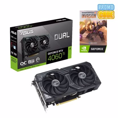 Fotografija izdelka ASUS DUAL GeForce RTX 4060 Ti OC 8GB GDDR6 (90YV0J40-M0NA00) gaming grafična kartica