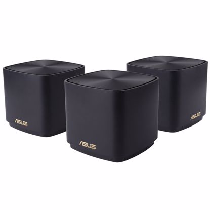 Fotografija izdelka ASUS ZenWiFi XD4 Plus (3-pack) AX1800 Dual Band WiFi 6 Whole-Home črni Mesh Wi-Fi sistem