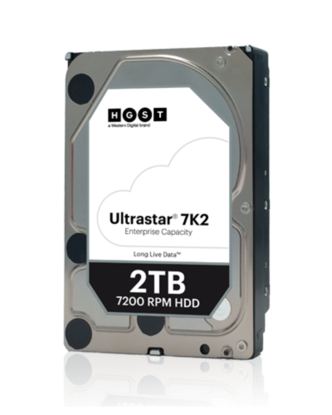 Fotografija izdelka HGST/WD 2TB SATA 3 6GB/s 128MB 7200 ULTRASTAR 512n