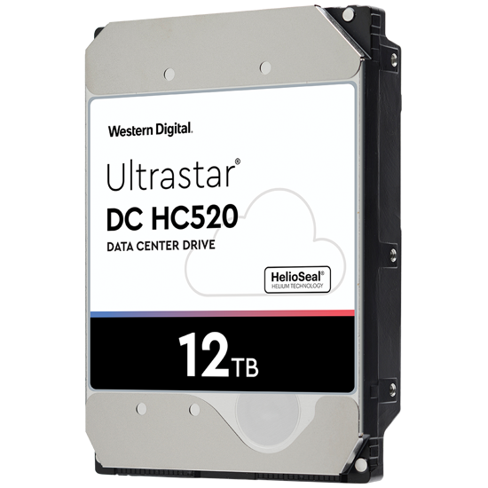 Fotografija izdelka HGST/WD 12TB SATA 3 6GB/s 256MB 7200 ULTRASTAR DC HC520 512e