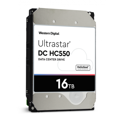 Fotografija izdelka HGST/WD 16TB SATA 3 6GB/s 512MB 7200 ULTRASTAR DC HC550 512e