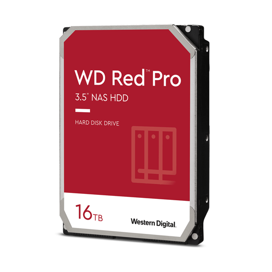 Fotografija izdelka WD trdi disk 16TB SATA3, 6Gb/s, 7200, 512MB RED PRO