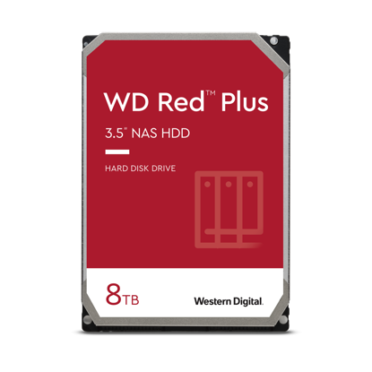 Fotografija izdelka WD trdi disk 8TB SATA3, 6Gb/s, 5640obr, 256MB RED PLUS