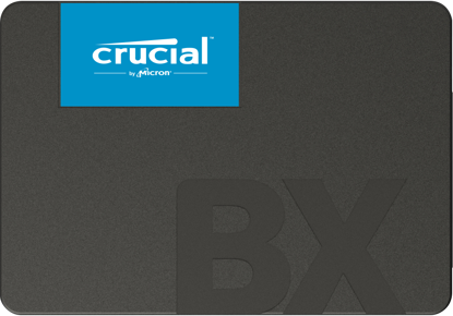 Fotografija izdelka Crucial BX500 240GB 3D NAND SATA 2.5" SSD