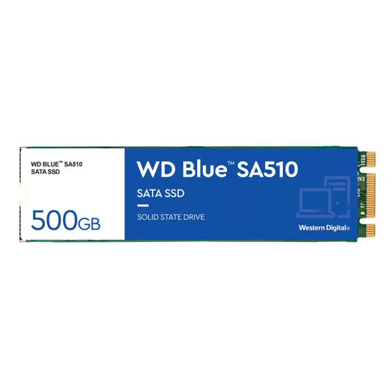 Fotografija izdelka WD 500GB SSD BLUE SA510 M.2 SATA3