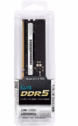 Fotografija izdelka Teamgroup Elite 32GB DDR5-4800 DIMM CL40, 1.1V