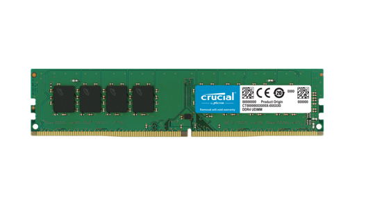 Fotografija izdelka Crucial 32GB DDR4-3200 DIMM PC4-25600 CL22, 1.2V