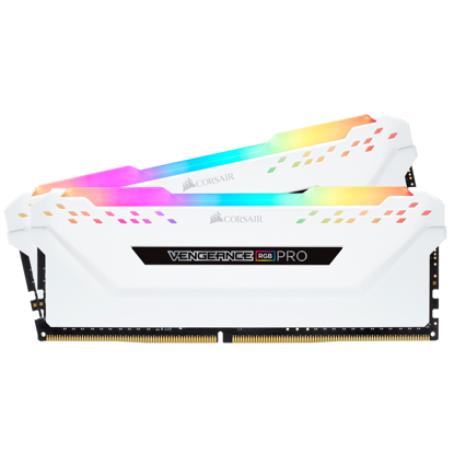 Fotografija izdelka Corsair VENGEANCE RGB PRO 16GB (2 x 8GB) DDR4 DRAM 3200MHz PC4-25600 CL16, 1.2V/1.35V