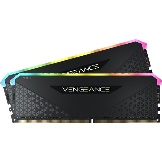 Fotografija izdelka Corsair VENGEANCE RGB RS 32GB (2 x 16GB) DDR4 DRAM 3200MHz PC4-25600 CL16, 1.2V/1.35V