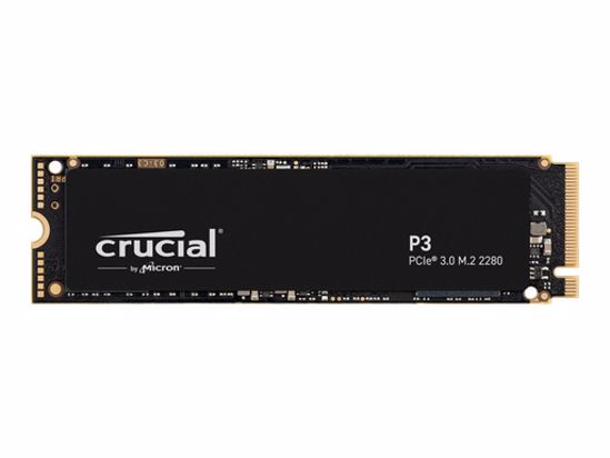 Fotografija izdelka SSD 4TB M.2 80mm PCI-e 3.0 x4 NVMe, 3D NAND, CRUCIAL P3 + Acronis (CT4000P3SSD801)