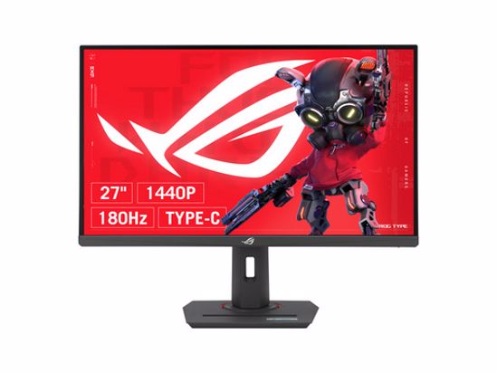 Fotografija izdelka Monitor 27" (69 cm) WQHD IPS 180Hz, HDR400, HDMI, DisplayPort, USB-C DP Alt, ASUS ROG Strix XG27ACS