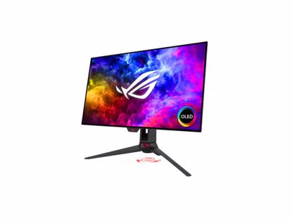 Fotografija izdelka Monitor 26.5'' (67 cm) QHD OLED 240Hz, HDR10, 2x HDMI, DisplayPort, zvočniki, ASUS ROG Swift PG27AQDM