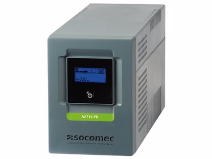 Fotografija izdelka UPS SOCOMEC NeTYS PR MT 1000VA, 700W, Line-interactive, sinusni izhodni signal, USB, LCD