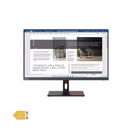 Fotografija izdelka LENOVO ThinkVision S27i-30 68,58cm (27") FHD IPS 100Hz HDMI/VGA monitor