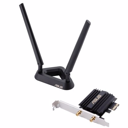 Fotografija izdelka ASUS PCE-AX58BT Dual Band WiFi 6 BT5.0 3000 Mbps PCI express mrežna kartica