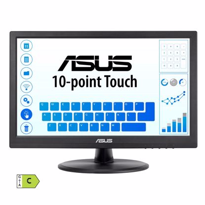 Fotografija izdelka ASUS VT168HR 40,64cm (16") 40,64cm WXGA TN LED HDMI/VGA PCAP na dotik informacijski / interaktivni monitor