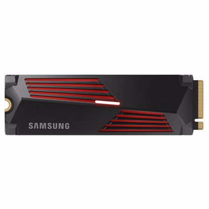 Fotografija izdelka SAMSUNG 990 PRO 2TB M.2 PCIe 4.0 NVMe 2.0 (MZ-V9P2T0CW) s hladilnikom SSD