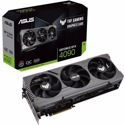 Fotografija izdelka ASUS TUF GeForce RTX 4090 OC 24 GB GDDR6X (90YV0IE0-M0NA00) gaming grafična kartica