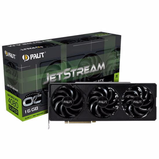 Fotografija izdelka PALIT GeForce RTX 4080 Super JetStream OC 16GB GDDR6X (NED408SS19T2-1032J) gaming grafična kartica