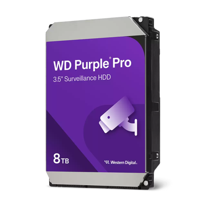 Fotografija izdelka WD trdi disk 8TB SATA3 7200, 256MB PURPLE PRO