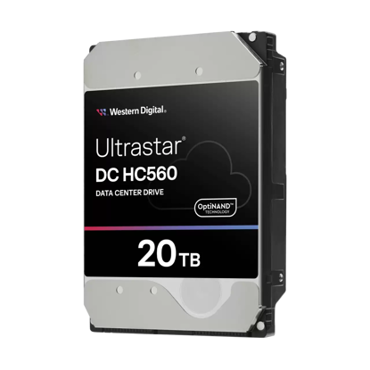 Fotografija izdelka HGST/WD 20TB SATA 3 6GB/s 512MB 7200 ULTRASTAR DC HC560 512e