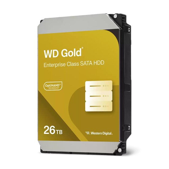 Fotografija izdelka WD 26 TB GOLD trdi disk, 7200 obratov, 512MB