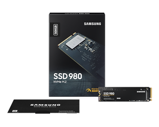 Fotografija izdelka Samsung 500GB 980 SSD NVMe M.2 disk