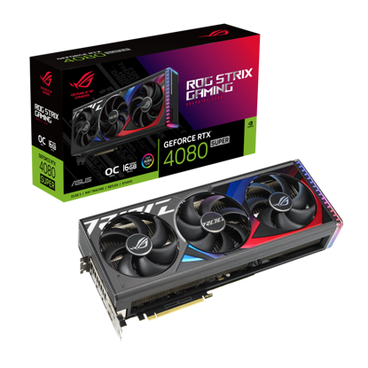 Fotografija izdelka Grafična kartica ASUS ROG STRIX GeForce RTX 4080 SUPER OC, 16GB GDDR6X, PCI-E 4.0