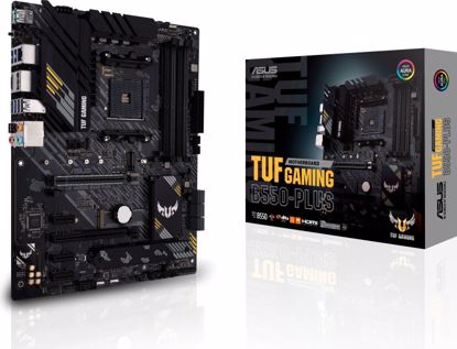 Fotografija izdelka ASUS TUF GAMING B550-PLUS, DDR4, SATA3, USB3.2Gen2, DP, AM4 ATX