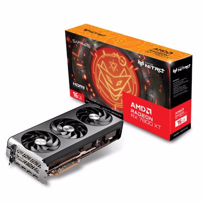 Fotografija izdelka SAPPHIRE Grafične kartice Radeon RX 7800 XT NITRO+ 16GB GDDR6 RGB OC gaming grafična kartica