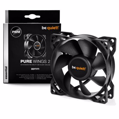 Fotografija izdelka BE QUIET! Pure Wings 2 (BL037) 80mm 4-pin PWM ventilator