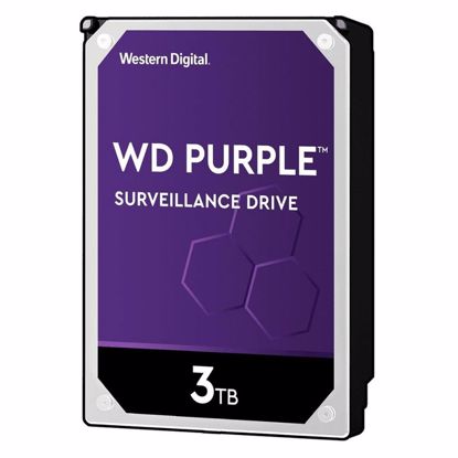 Fotografija izdelka WD PURPLE 3TB 3,5" SATA3 256MB 5400rpm (WD33PURZ) trdi disk