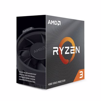 Fotografija izdelka AMD Ryzen 3 4100 3.8/4,0GHz 4MB AM4 Wraith Stealth hladilnik BOX procesor