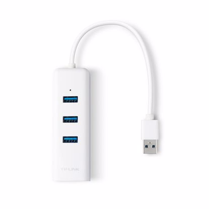 Fotografija izdelka TP-LINK UE330 gigabit LAN USB3.0 3-port hub mrežni adapter