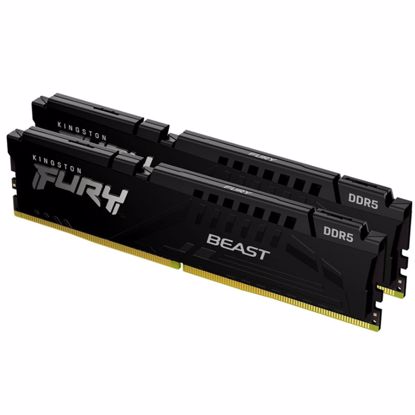 Fotografija izdelka KINGSTON Fury Beast 16GB (2x8GB) 6000MT/s DDR5 CL36 EXPO KF560C36BBEK2-16 ram pomnilnik