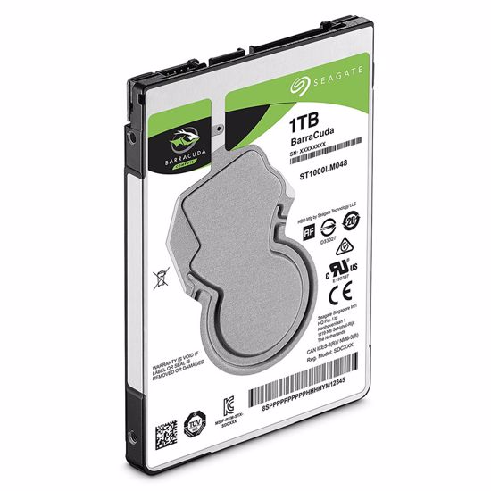 Fotografija izdelka SEAGATE BarraCuda 1TB 2,5" SATA3 128MB 7mm 5400obr/min (ST1000LM048) trdi disk