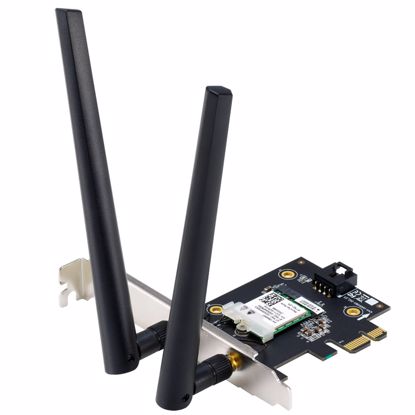 Fotografija izdelka ASUS PCE-AX1800 Dual Band WiFi 6 BT5.2 1800 Mbps PCI express mrežna kartica