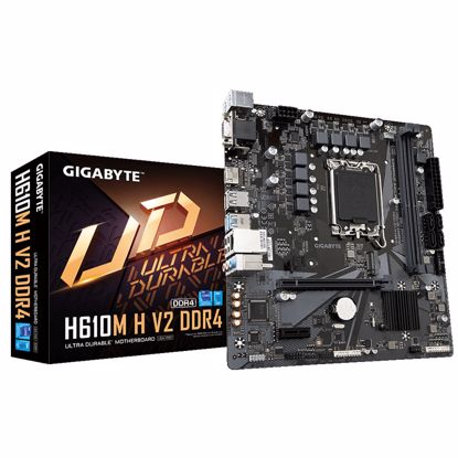 Fotografija izdelka GIGABYTE H610M H V2 LGA1700 DDR4 MicroATX osnovna plošča