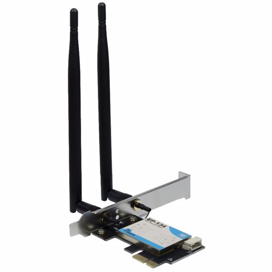 Fotografija izdelka INTER-TECH EP-134 1800Mbps WiFi6 / BT5.2 PCI express adapter mrežna kartica