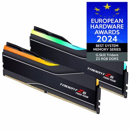 Fotografija izdelka GSKILL Trident Z5 Neo RGB 32GB (2x16GB) 5600MT/s DDR5 CL28 F5-5600J2834F16GX2-TZ5NR ram pomnilnik