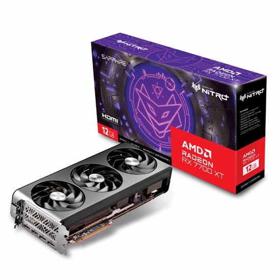 Fotografija izdelka SAPPHIRE AMD Radeon RX 7700 XT NITRO+ 12GB GDDR6 ARGB gaming grafična kartica