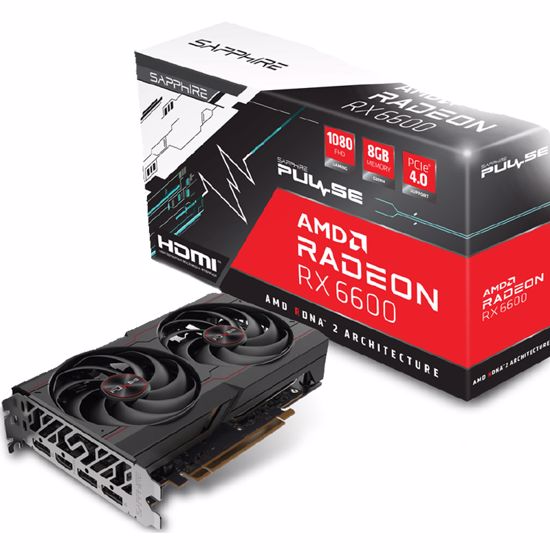 Fotografija izdelka SAPPHIRE Radeon RX 6600 8GB GDDR6 (11310-01-20G) PULSE gaming grafična kartica