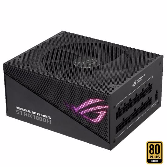 Fotografija izdelka ASUS ROG STRIX 1000W Gold Aura Editon 80Plus Gold modularni napajalnik