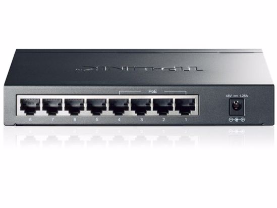 Fotografija izdelka TP-LINK TL-SG1008P 8-port gigabit 4xPoE+ 64W mrežno stikalo-switch