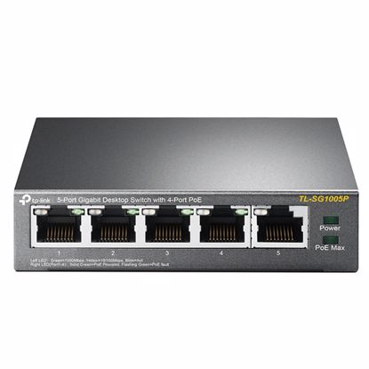 Fotografija izdelka TP-LINK TL-SG1005P 5-port Gigabit 4xPoE 56W mrežno stikalo-switch