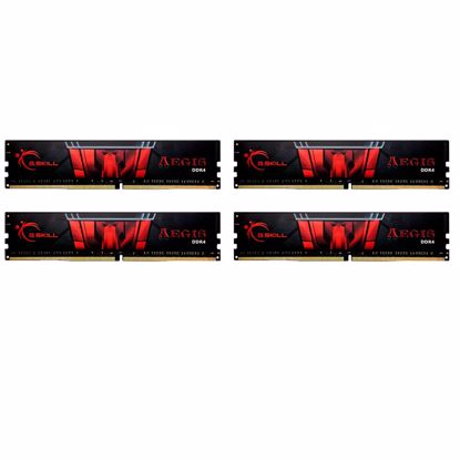 Fotografija izdelka GSKILL Aegis 32GB (4x8GB) 3200MT/s DDR4 CL16 F4-3200C16Q-32GIS ram pomnilnik